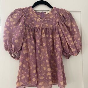 Ulla Johnson Puff Sleeve Top